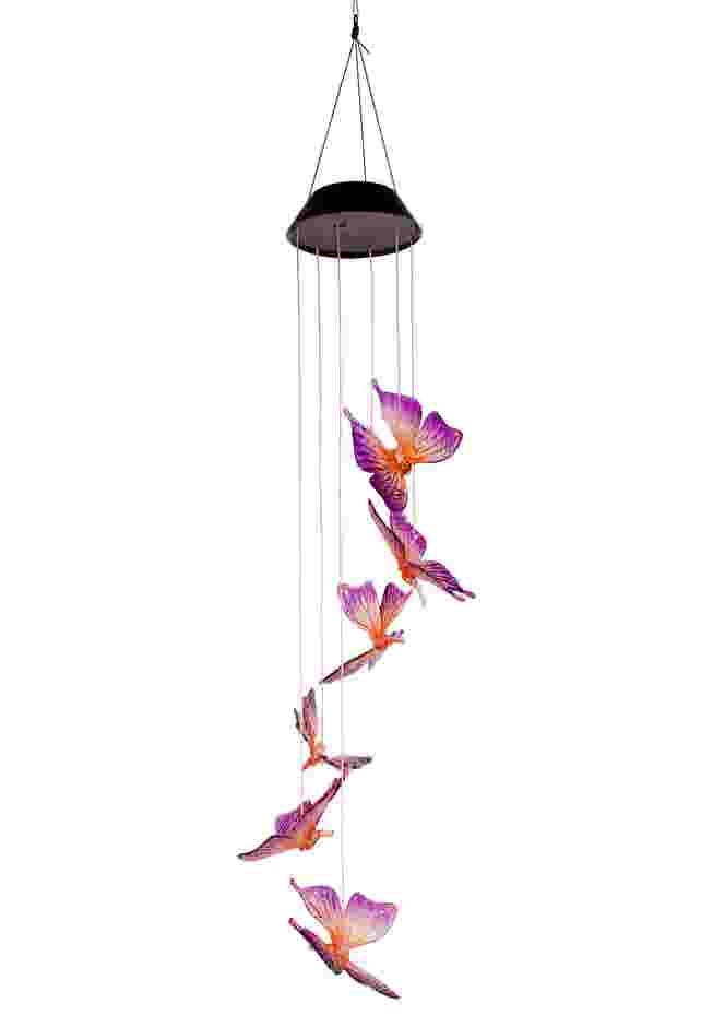 Solar Mobile Butterfly Lights image number 0