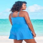 High-Neck Swim Romper image number null