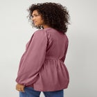 V-Neck Tunic with Diagonal Empire Seam image number null