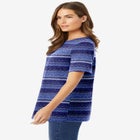 Perfect Printed Short-Sleeve Crewneck Tee image number null