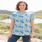 Perfect Printed Short-Sleeve Crewneck Tee image number null