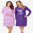 2-Pack Long-Sleeve Sleepshirt image number null