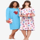 2-Pack Long-Sleeve Sleepshirt image number null