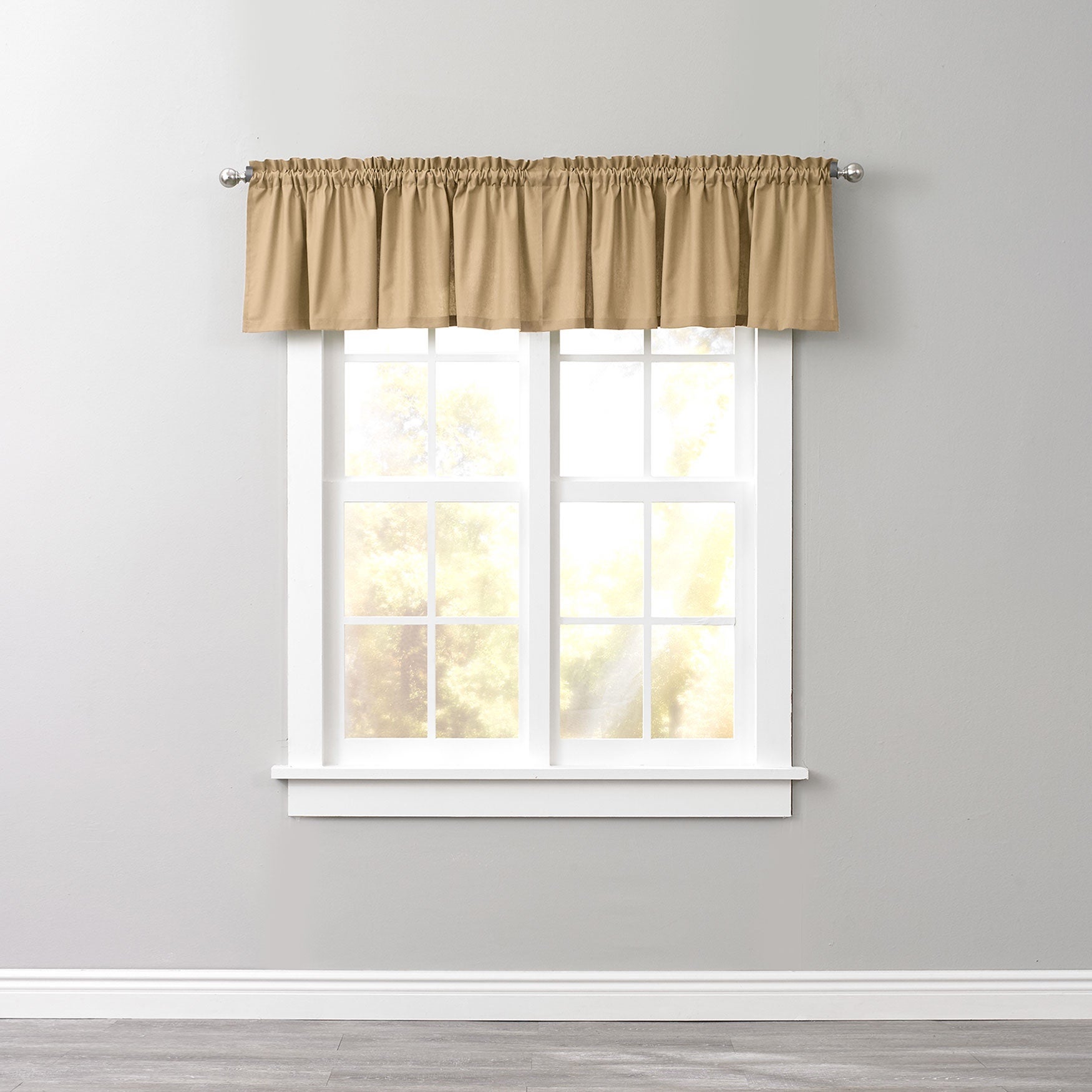 Poly Cotton Canvas Rod-Pocket Valance image number 0