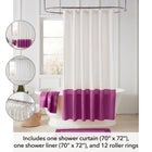 BH Studio Colorblock Shower Curtain 14 pc Set image number 1