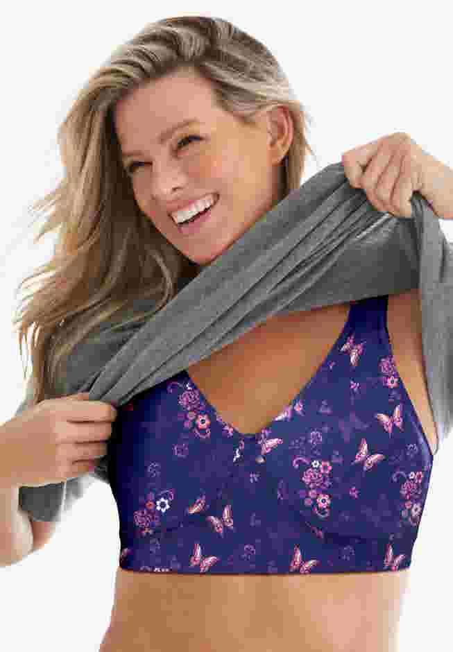 Wireless Microfiber T-Shirt Bra image number 3