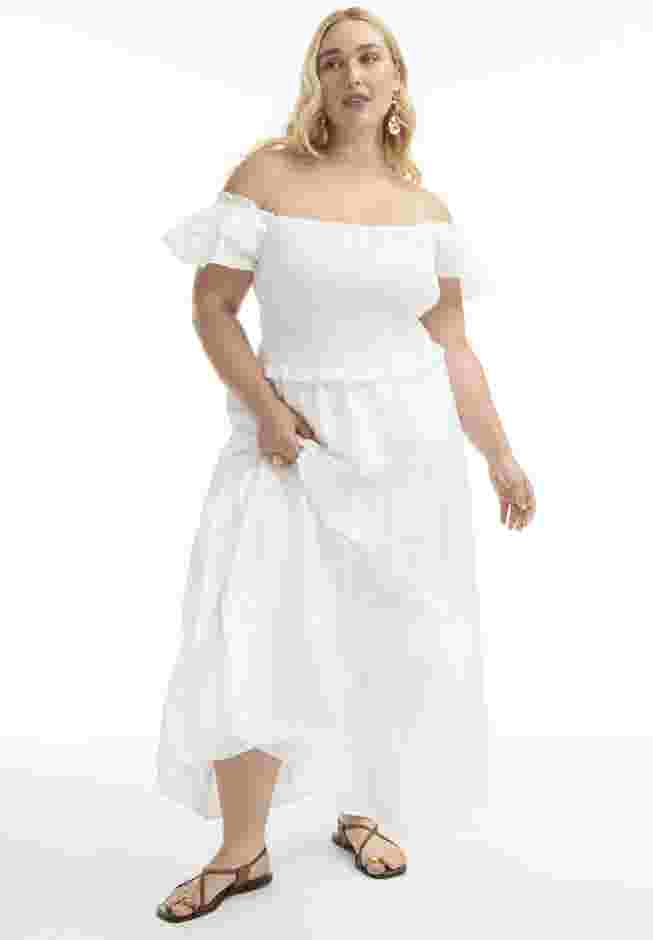 Smocked Tiered Maxi Dress image number 0