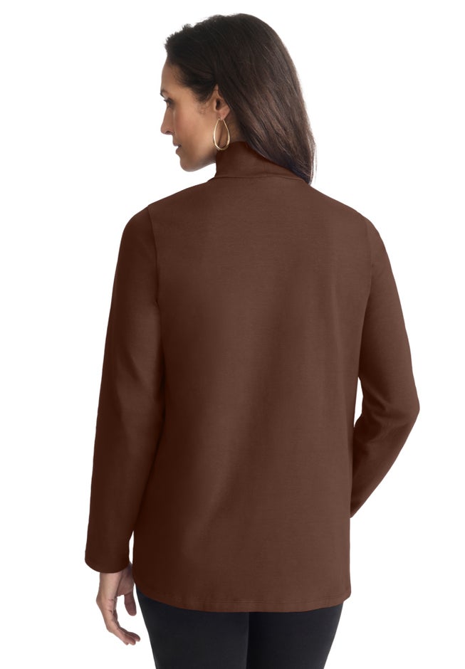 Long Sleeve Mockneck Tee image number 2