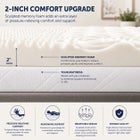 2 Inch 7-Zone Memory Foam Mattress Topper image number null