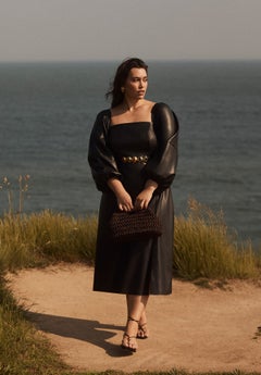 woman within dress Plus Size Printed Short-Sleeve Crinkle Maxi Relaxed fit for all Sleeveless Crinkle Dress