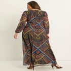 Chiffon Maxi Dress image number null