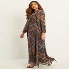 Chiffon Maxi Dress image number null