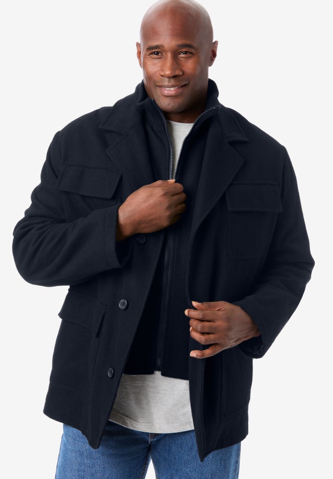 Multi-pocket Wool Inset Jacket image number 3