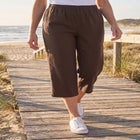 Fineline Stretch Denim Pull-On Capri Jeans image number 0