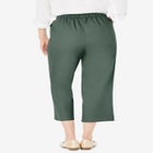 Fineline Stretch Denim Pull-On Capri Jeans image number null