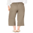 Fineline Stretch Denim Pull-On Capri Jeans image number null