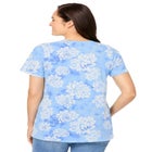 Perfect Printed Short-Sleeve V-Neck Tee image number null