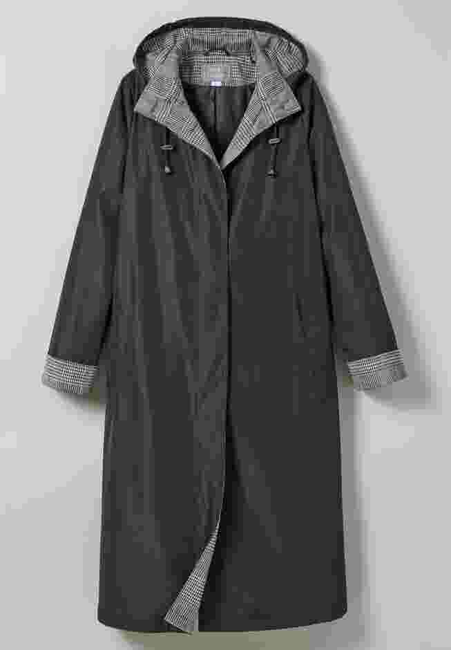 Contrast Hood Raincoat image number 5