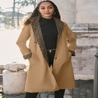 Contrast Hood Raincoat image number null