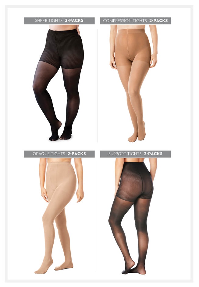 2-Pack Sheer Tights  image number 4