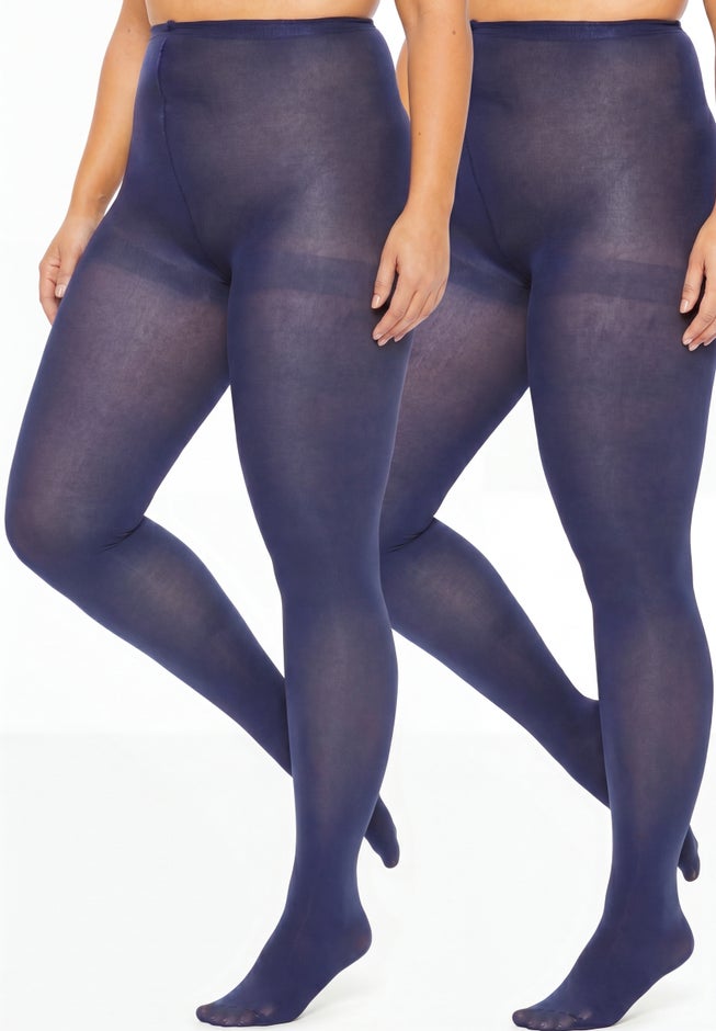 2-Pack Opaque Tights image number 1