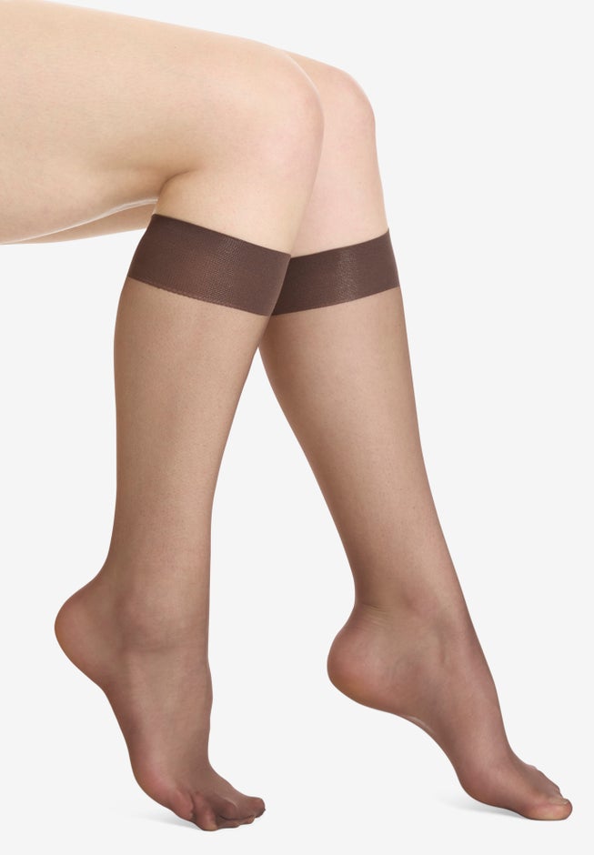 3-Pack Sheer Knee-High Socks  image number 0