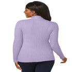 Ribbed Cotton Turtleneck Sweater image number 1