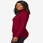 Ribbed Cotton Turtleneck Sweater image number null