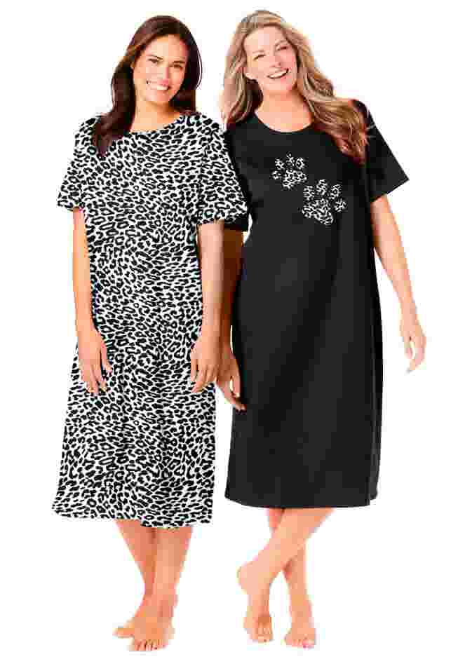 2-Pack Long Sleepshirts image number 0