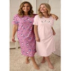 2-Pack Long Sleepshirts image number null