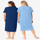 2-Pack Long Sleepshirts image number null
