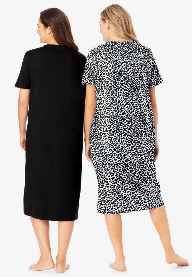 2-Pack Long Sleepshirts image number 1