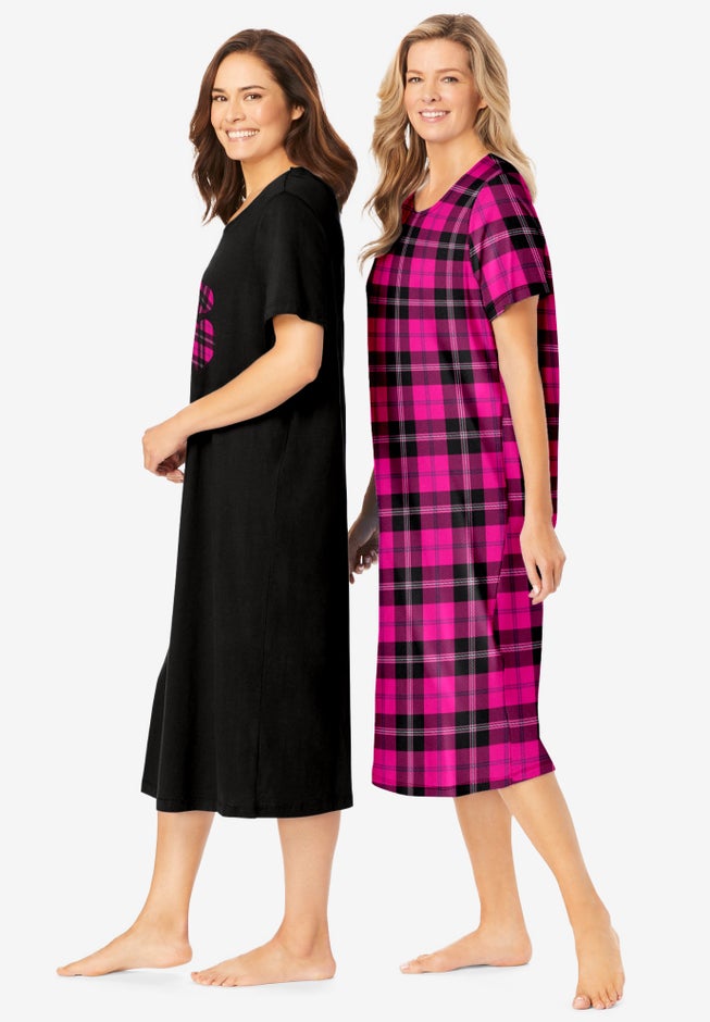 2-Pack Long Sleepshirts image number 2