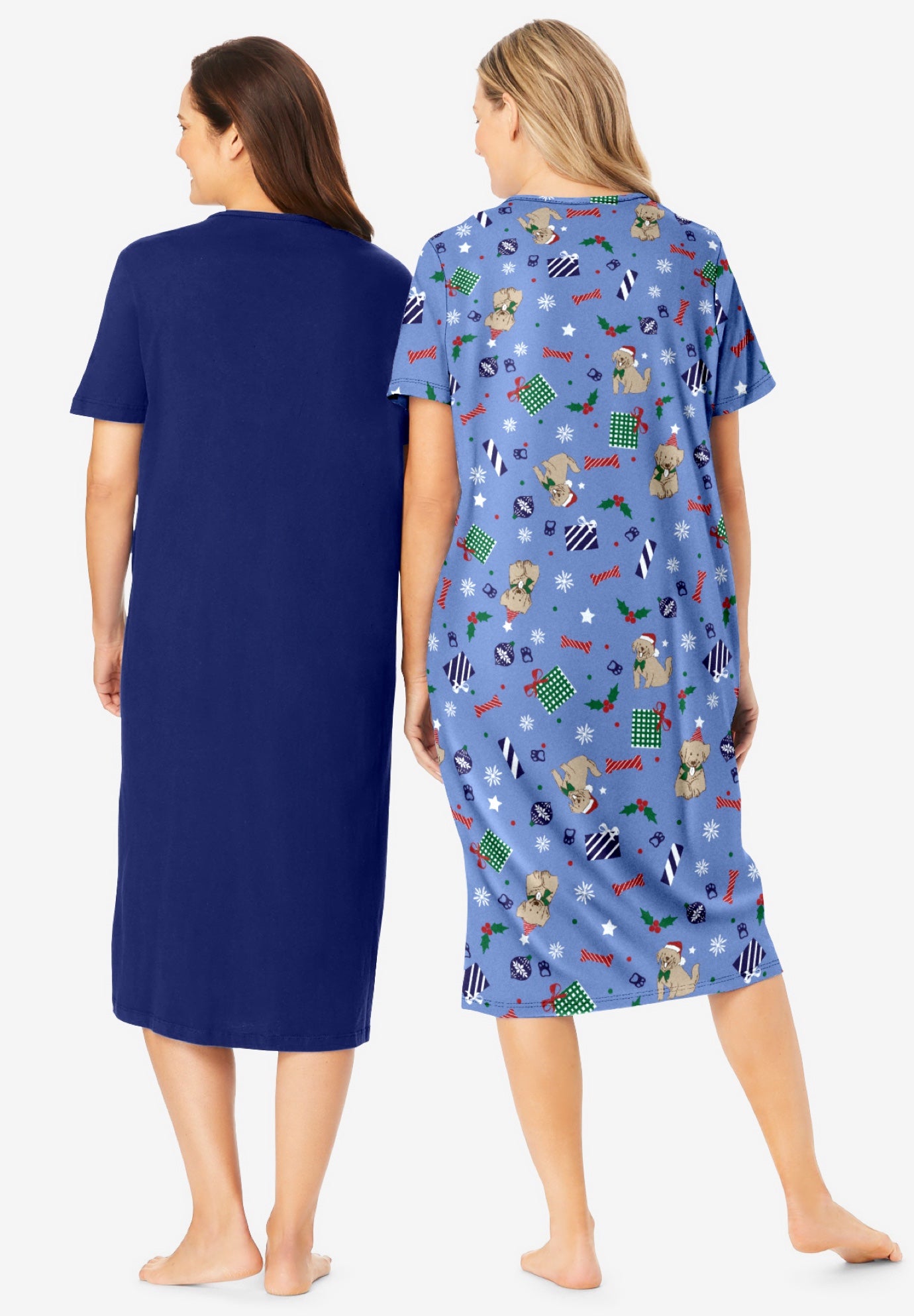 2-Pack Long Sleepshirts image number 1