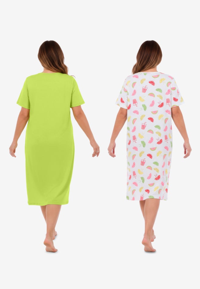 2-Pack Long Sleepshirts image number 1