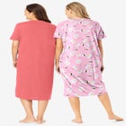 2-Pack Long Sleepshirts image number null