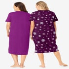 2-Pack Long Sleepshirts image number null