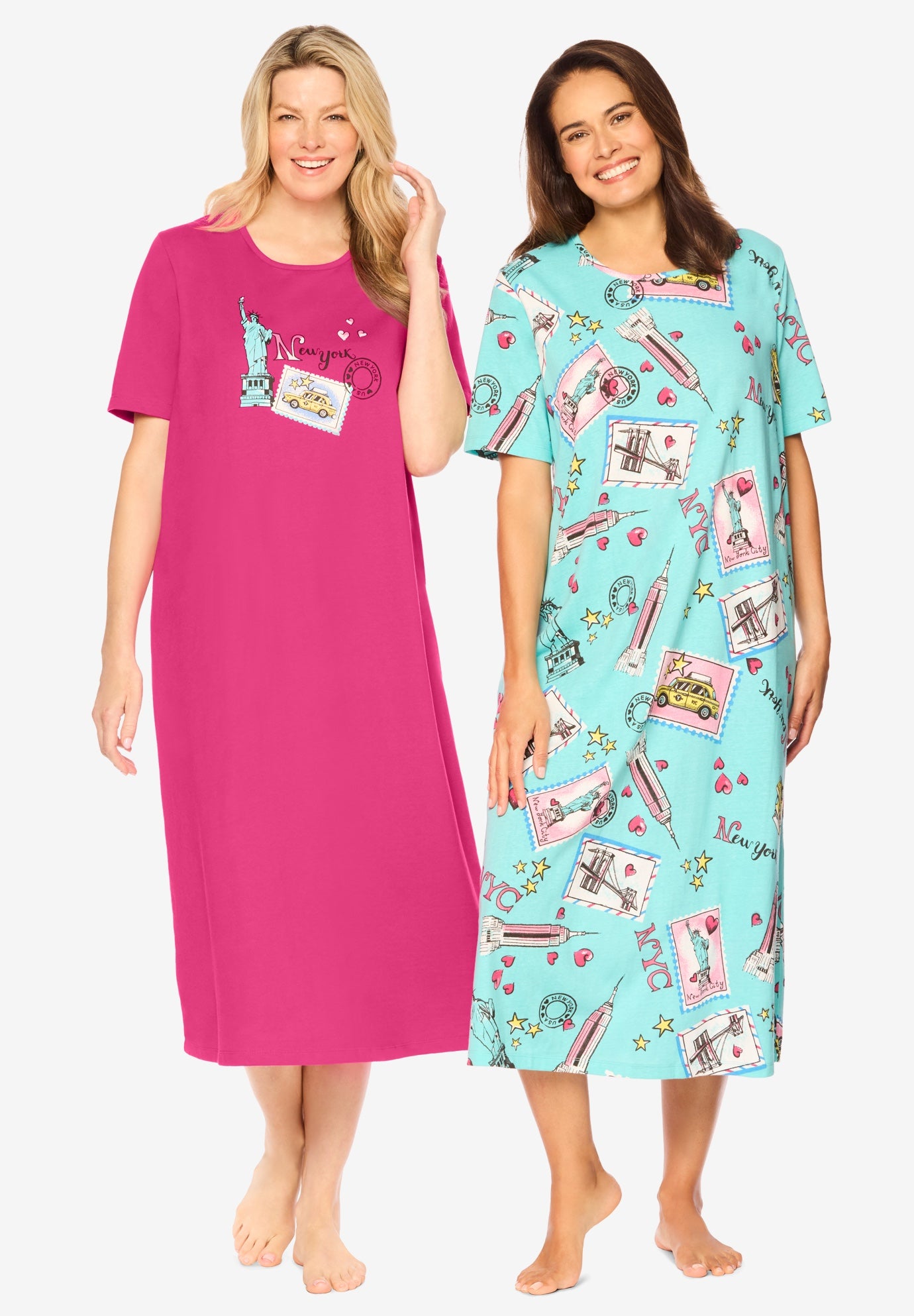 2-Pack Long Sleepshirts image number 0