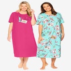 2-Pack Long Sleepshirts image number null
