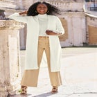 Fine Gauge Cardigan Topper image number null