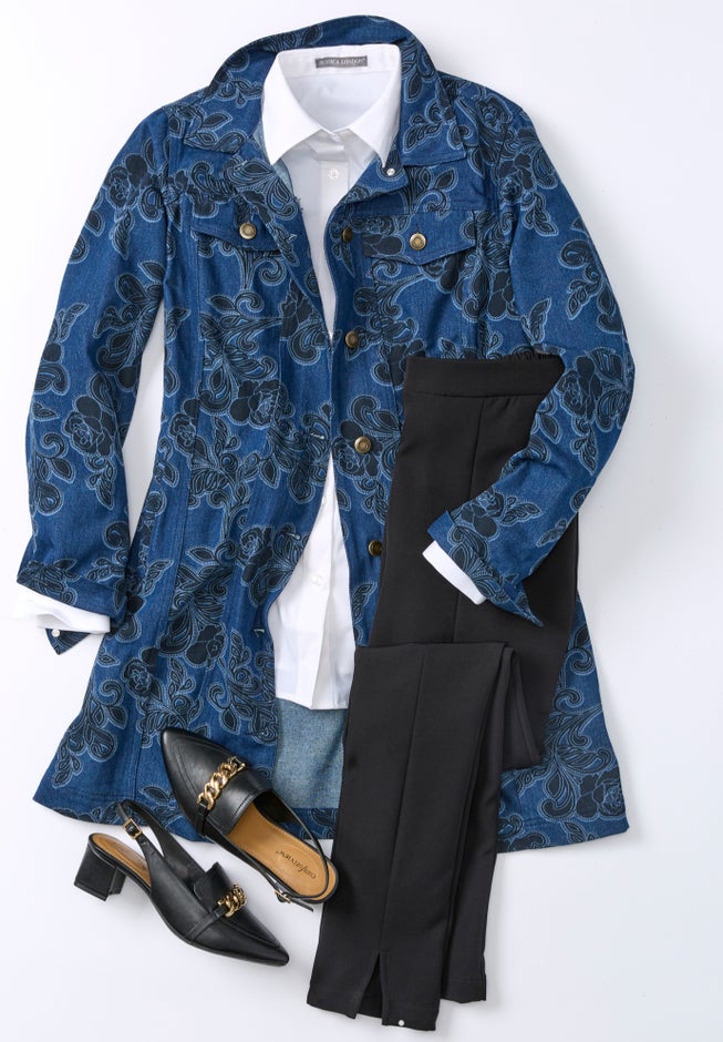 Long Denim Jacket image number 1