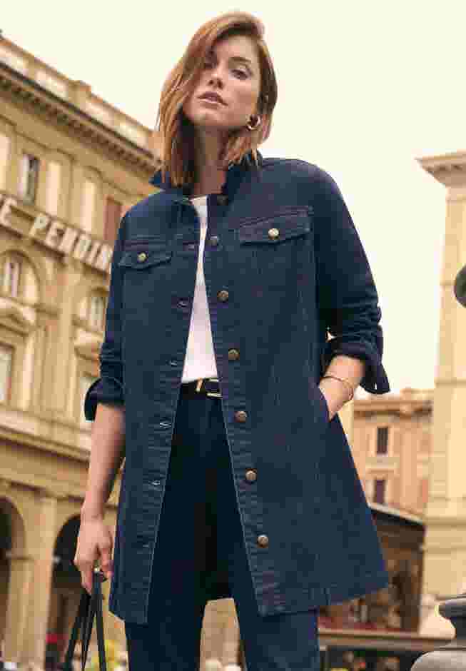 Long Denim Jacket image number 0