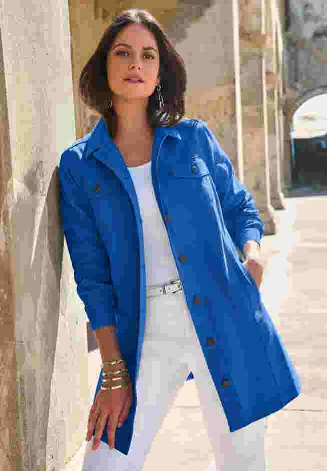 Long Denim Jacket image number 0