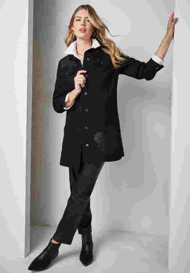 Long Denim Jacket image number 1