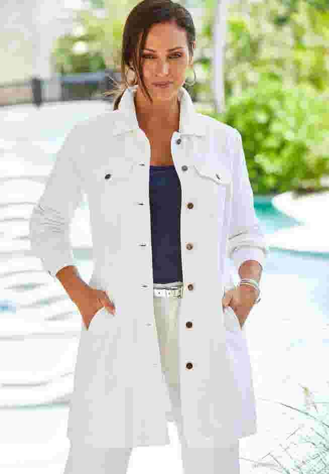 Long Denim Jacket image number 0