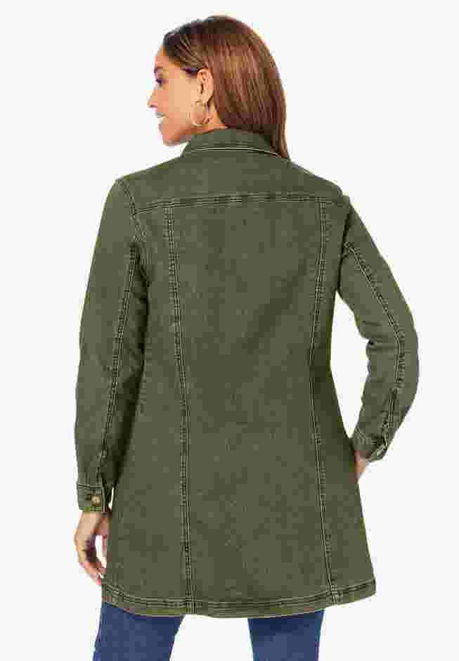 Long Denim Jacket image number 1