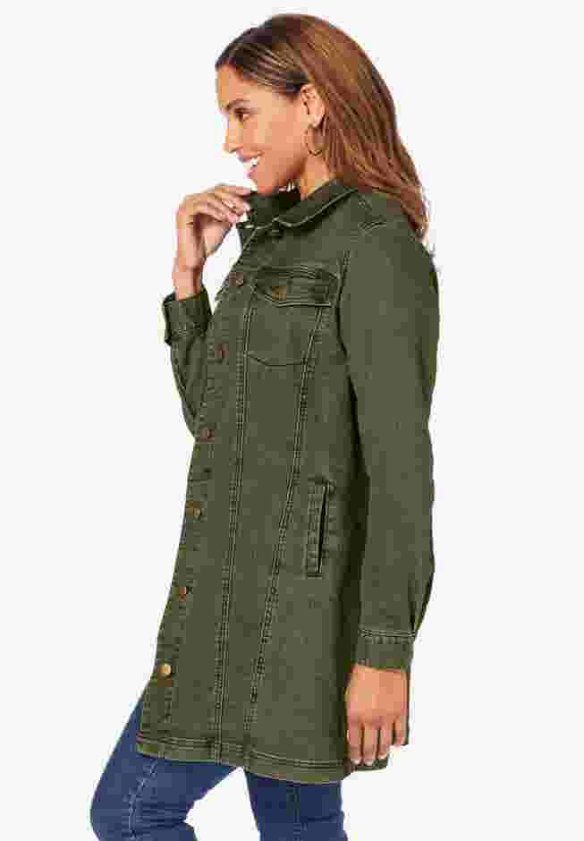 Long Denim Jacket image number 2