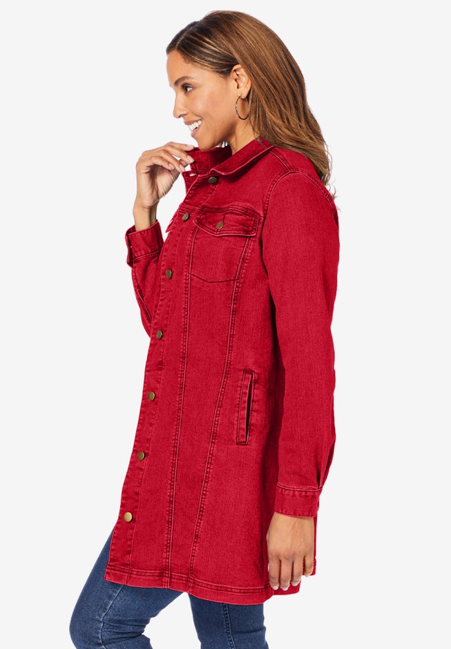 Long Denim Jacket image number 2