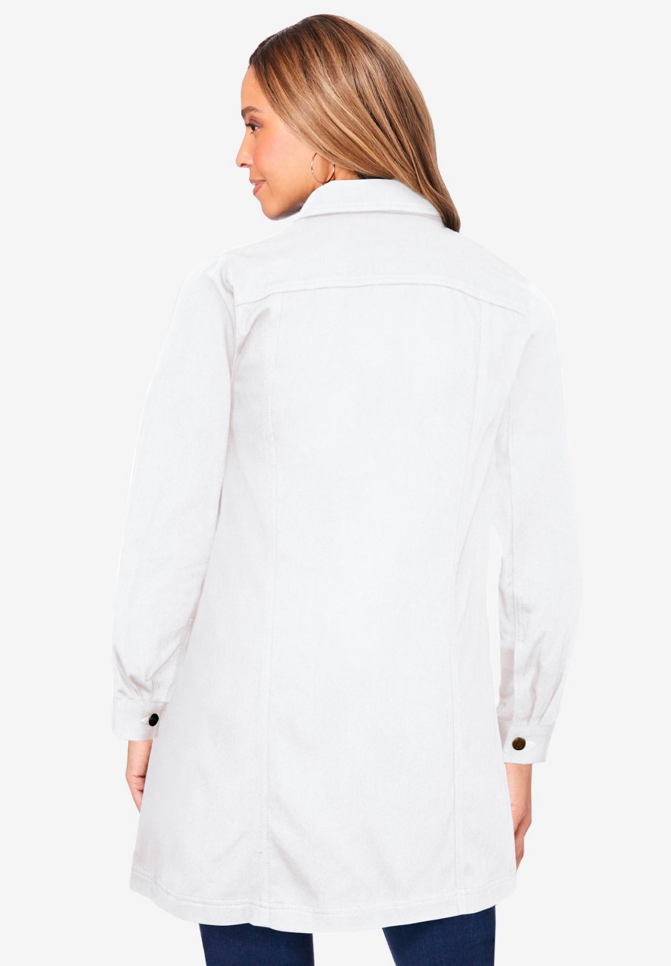 Long Denim Jacket image number 1