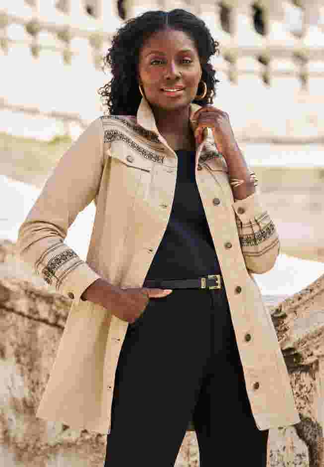 Long Denim Jacket image number 0